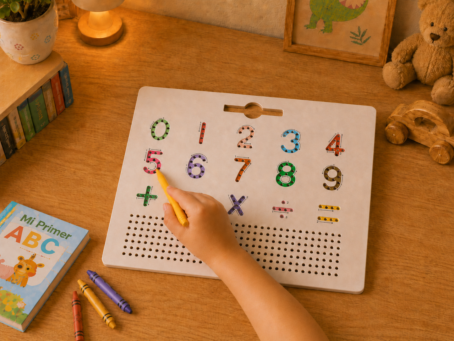 Pizarra Magnética Educativa 2 en 1 | Letras y Números