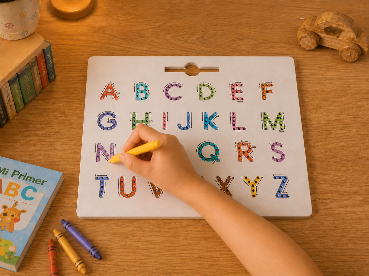 Pizarra Magnética Educativa 2 en 1 | Letras y Números